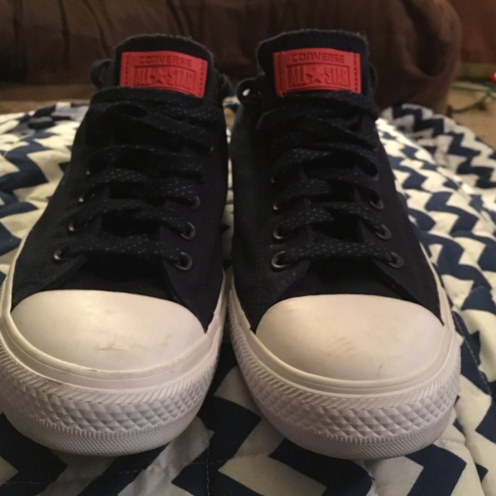 Converse Navy Blue Shoes Men's 11 Woman's 13